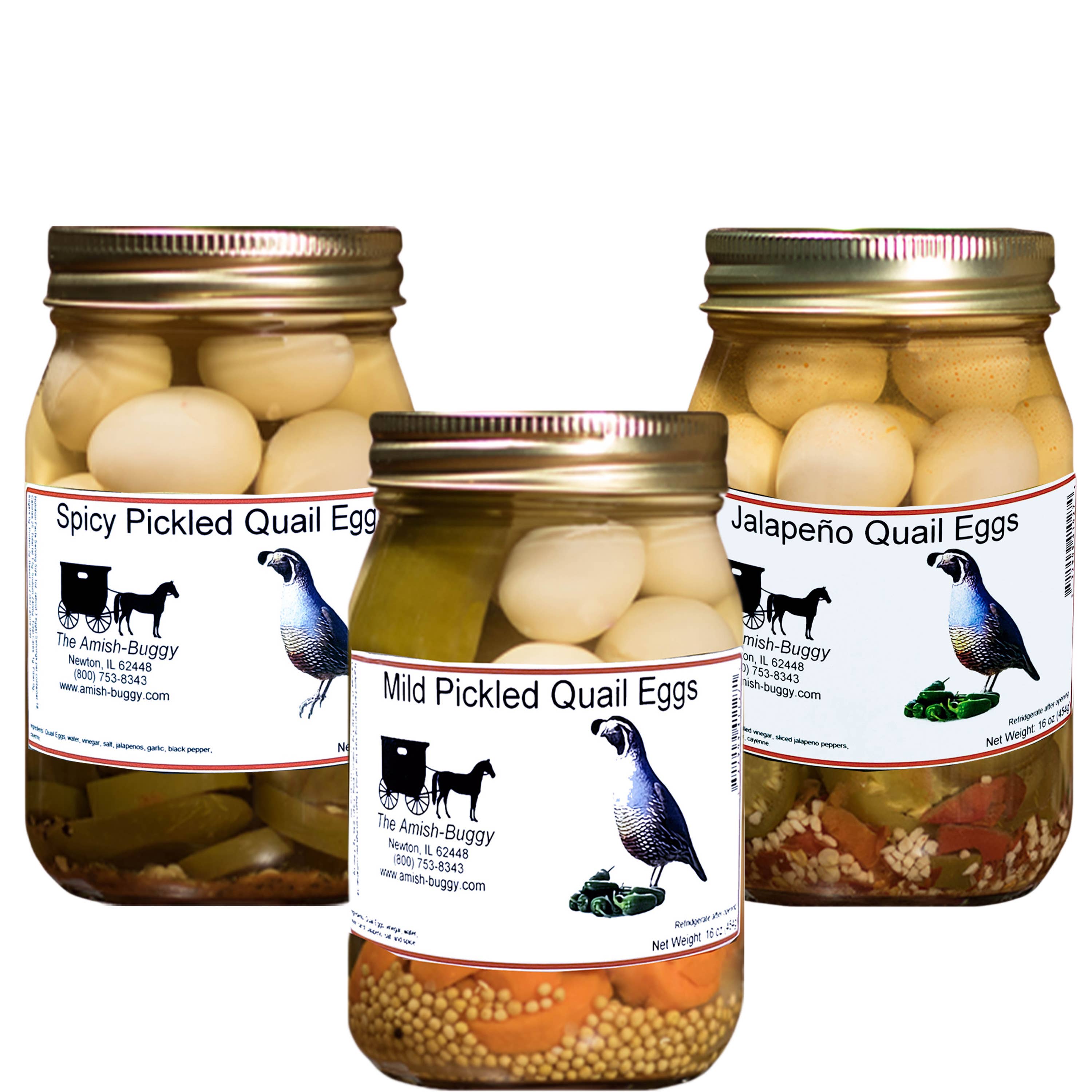 Arndt's Fudgery LLC - Wholesale Pickled Vegetables - Amish Pickled Vegetables & Eggs 16 oz. Jar23