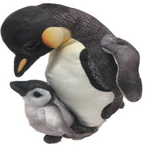 Bearington Slick Small Plush Penguin Stuffed Animal, 6 Inches
