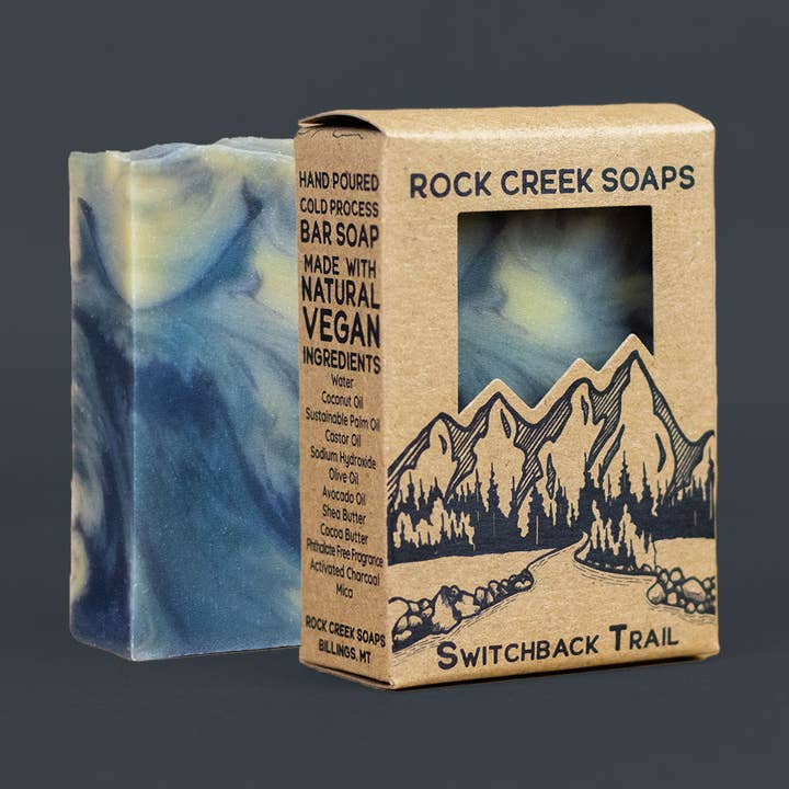 Switchback Trail Bar Soap | Spices, Musk & Green Citrus for wholesale by Rock Creek Soaps