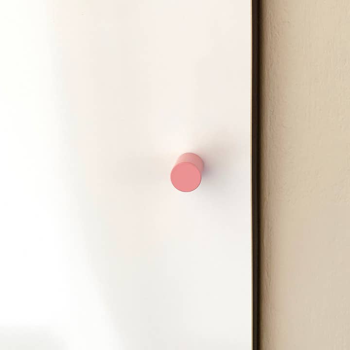 möbelknopf 02 / knob L 02 rosa for wholesale by kolor