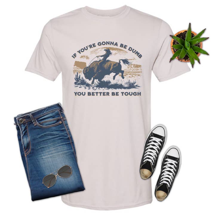 Dummes Büffel, Western, Cowgirl, Unisex, Hemd, T-Shirt für den Großhandel von 316 Legacy LLC