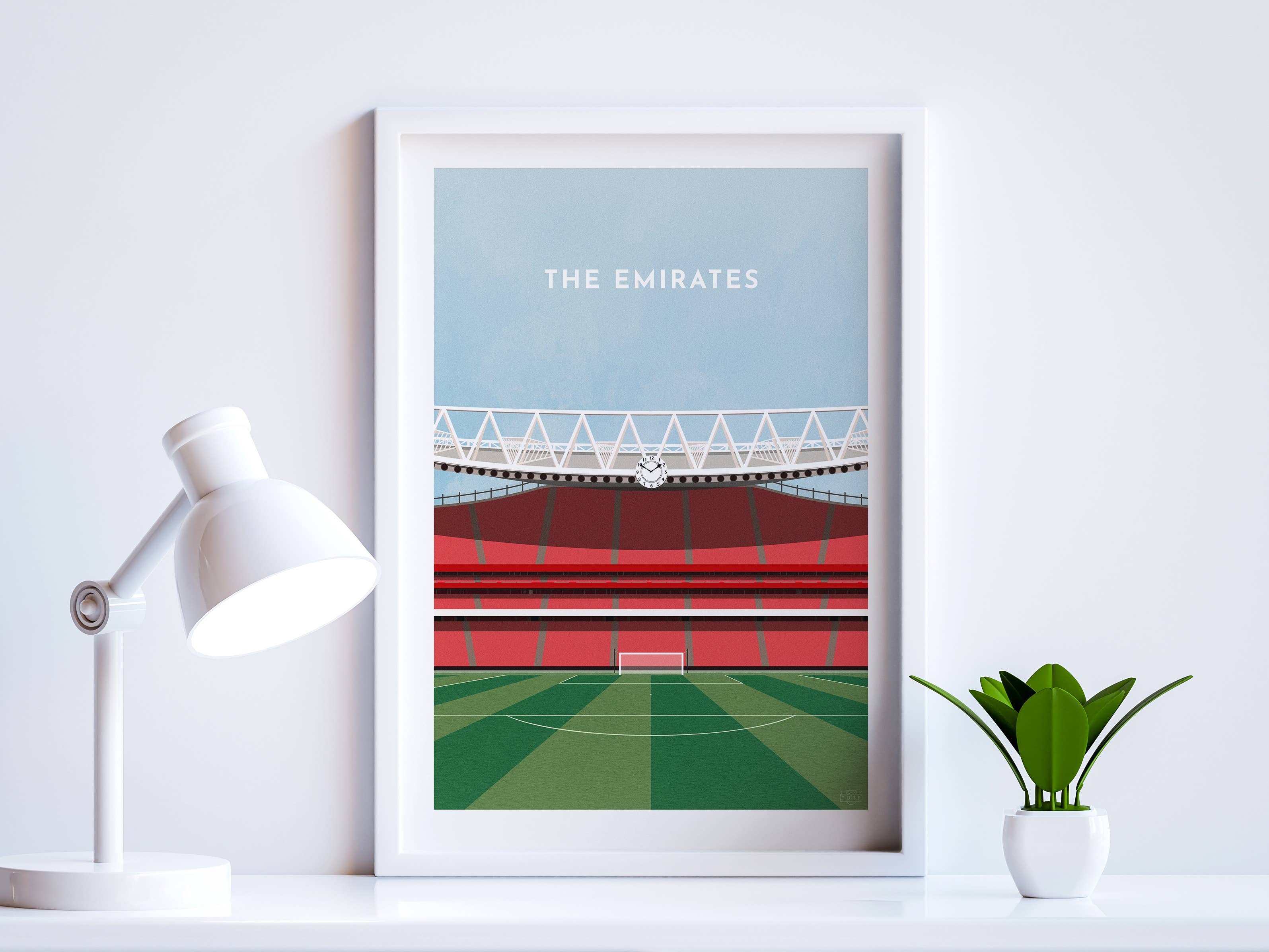 Turf Football Art – wholesale Art print – Arsenal Football Stadium The Emirates Art Print