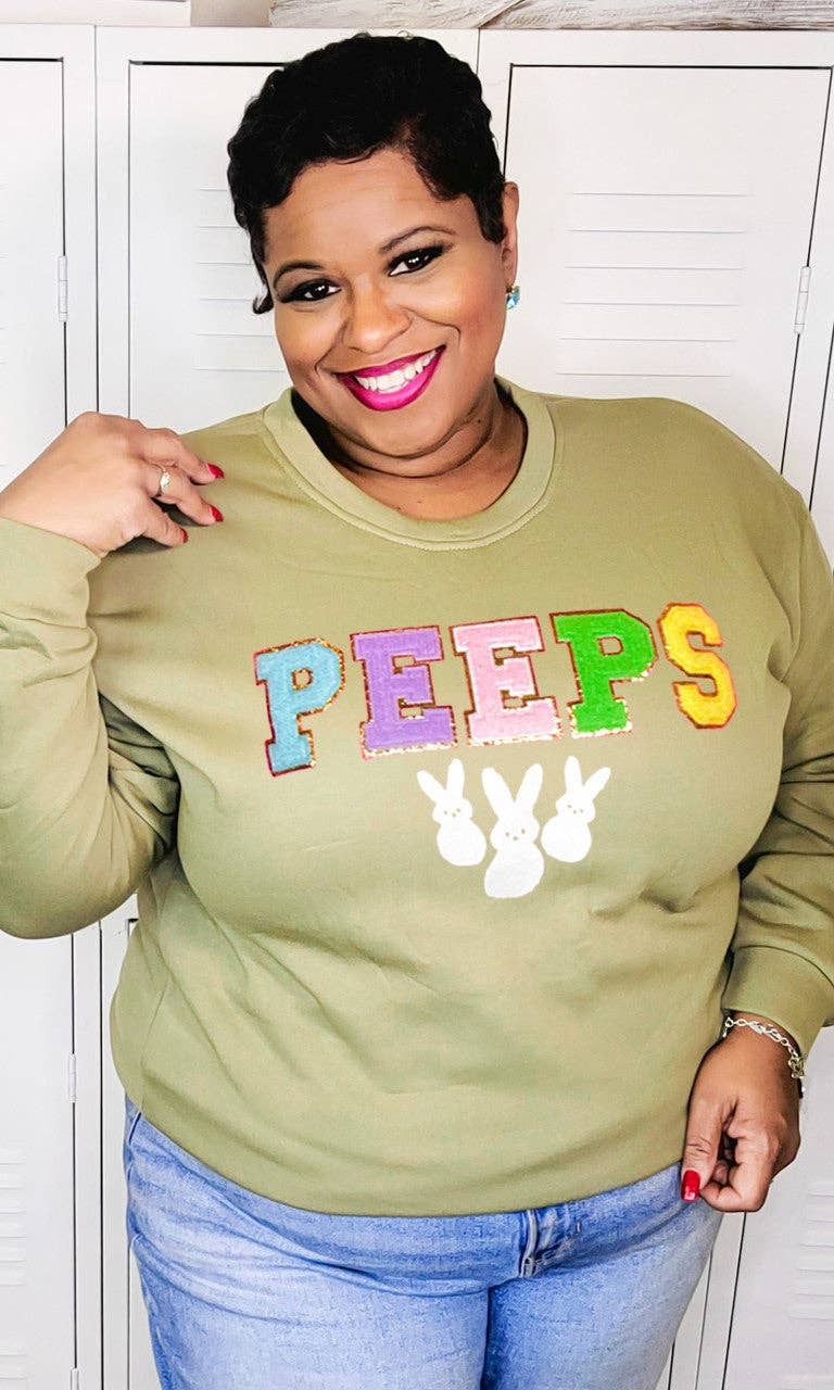Sugar Stitch - Wholesale Sweatshirt - Women's - Peeps Ideal Chenille Sweatshirt9