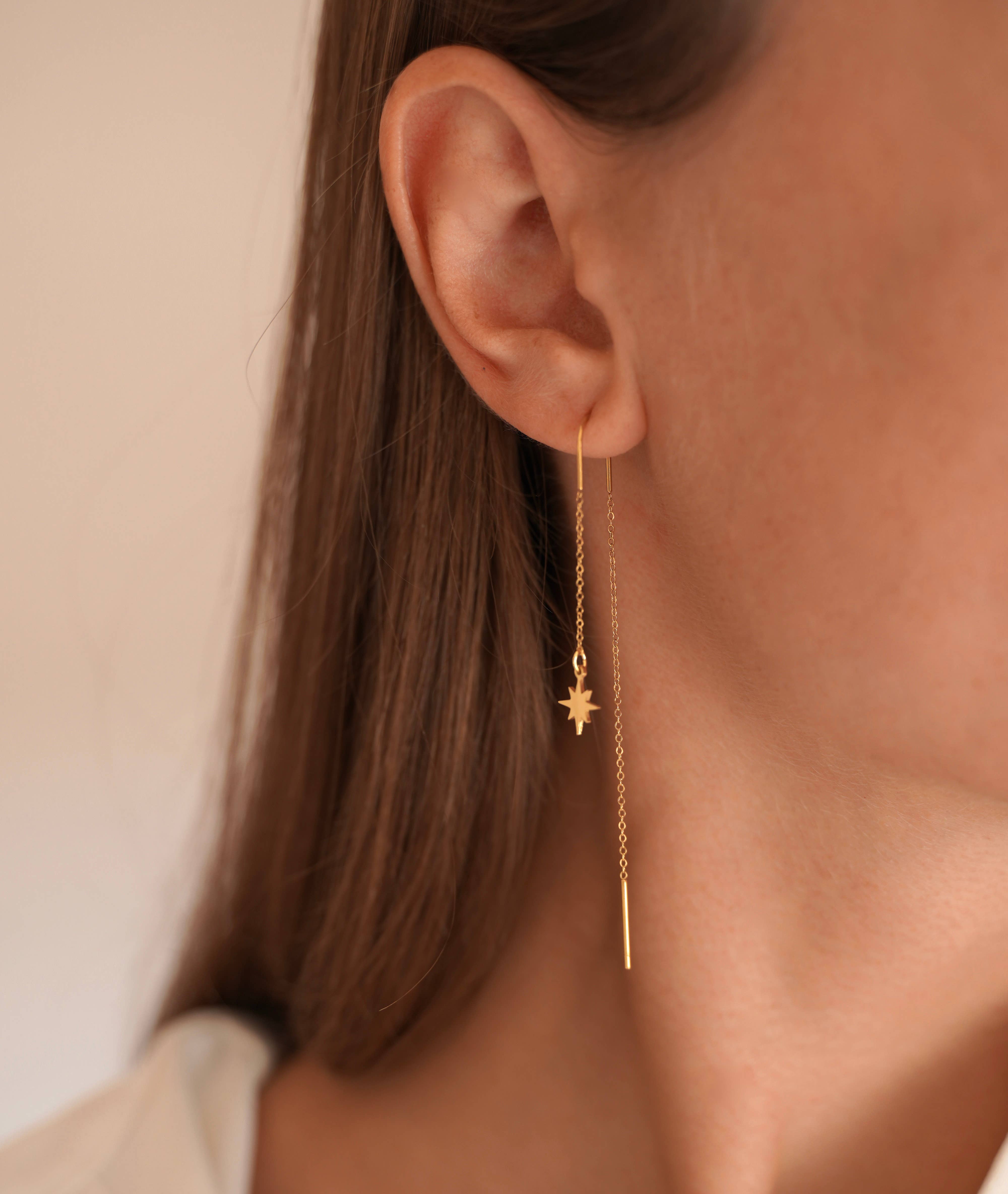 Victoire Collection - Wholesale Dangle Earrings - Star pendant earrings