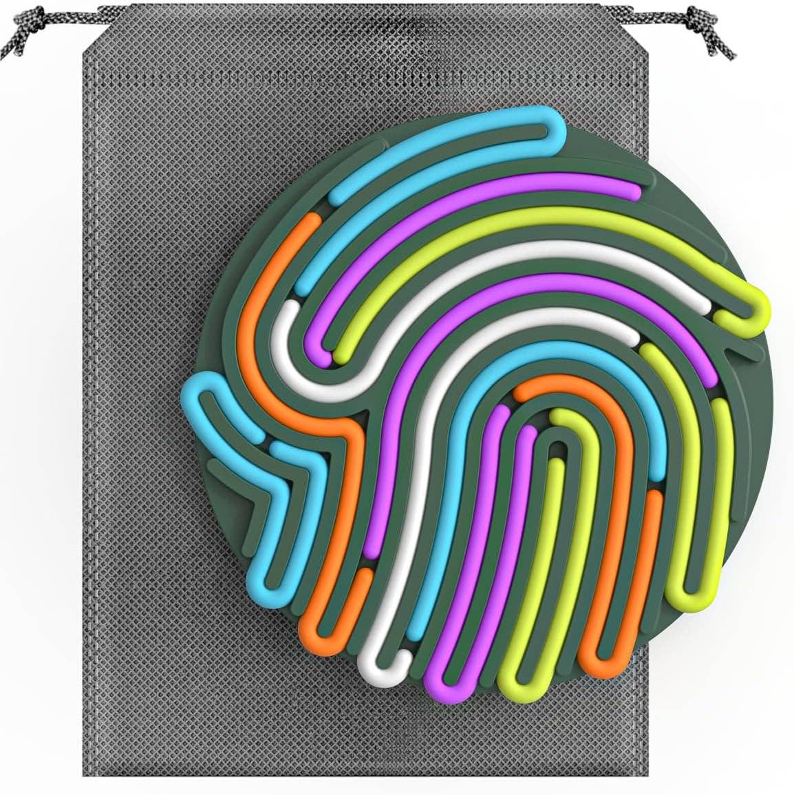 VIGOR - Venta al por mayor Tarjetas de aprendizaje - Niños y bebés - Tablero de Actividades Sensoriales de Silicona para Niños y Adultos 3+10