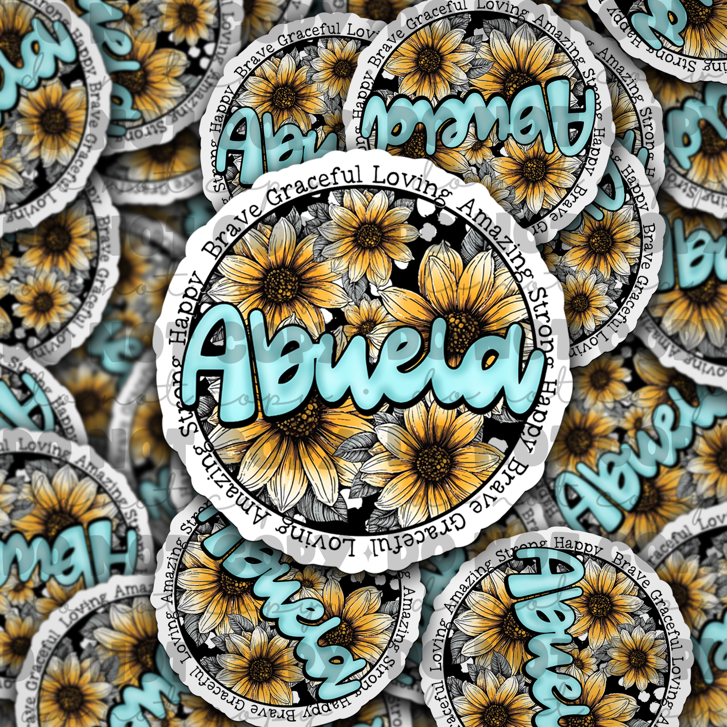 It's Transfer Time – Großhandel Aufkleber – Abuela Stanzaufkleber 3-5 Werktage TAT0