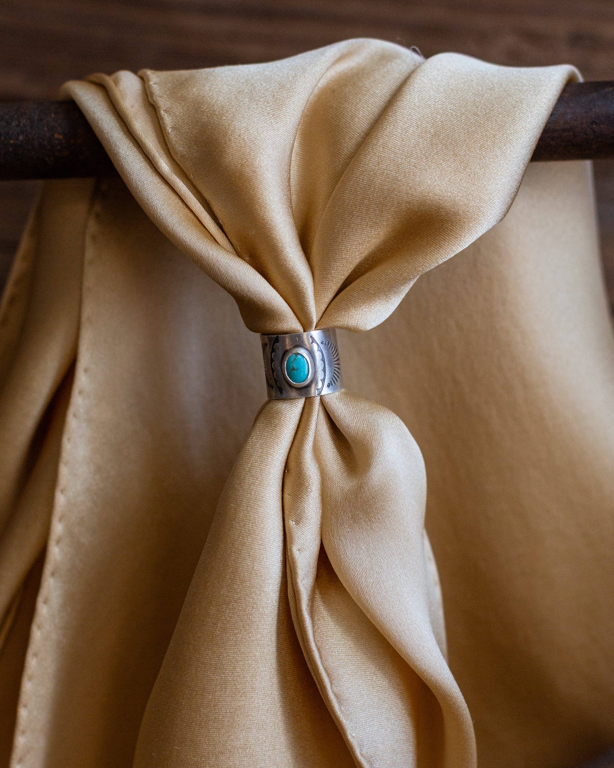 Crossbow Leather - Wholesale Scarf Clip - Women's - SILVER SCARF SLIDE1