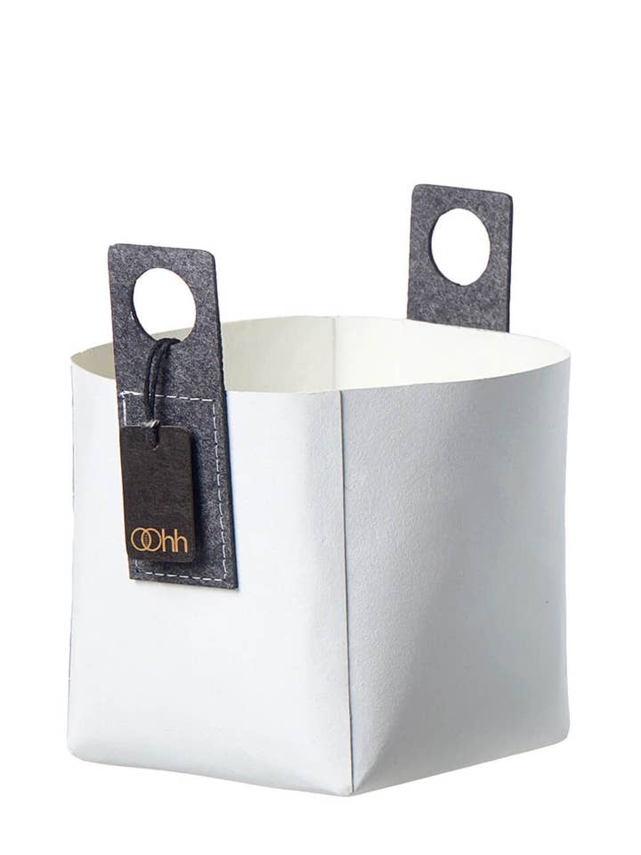 Stockholm Basket, White.... for wholesale by Lübech Living