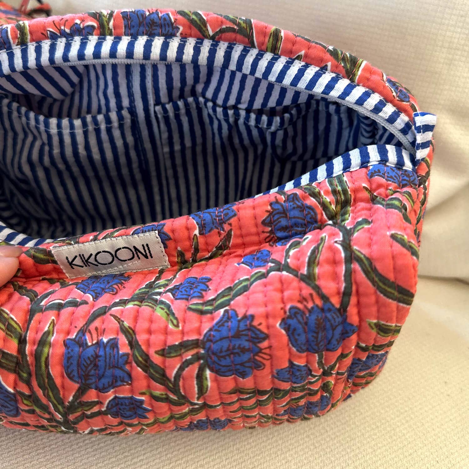 kikooni - Wholesale Makeup/Cosmetic Bag - Cosmetic Bag "Blossom Beauty" - peach0