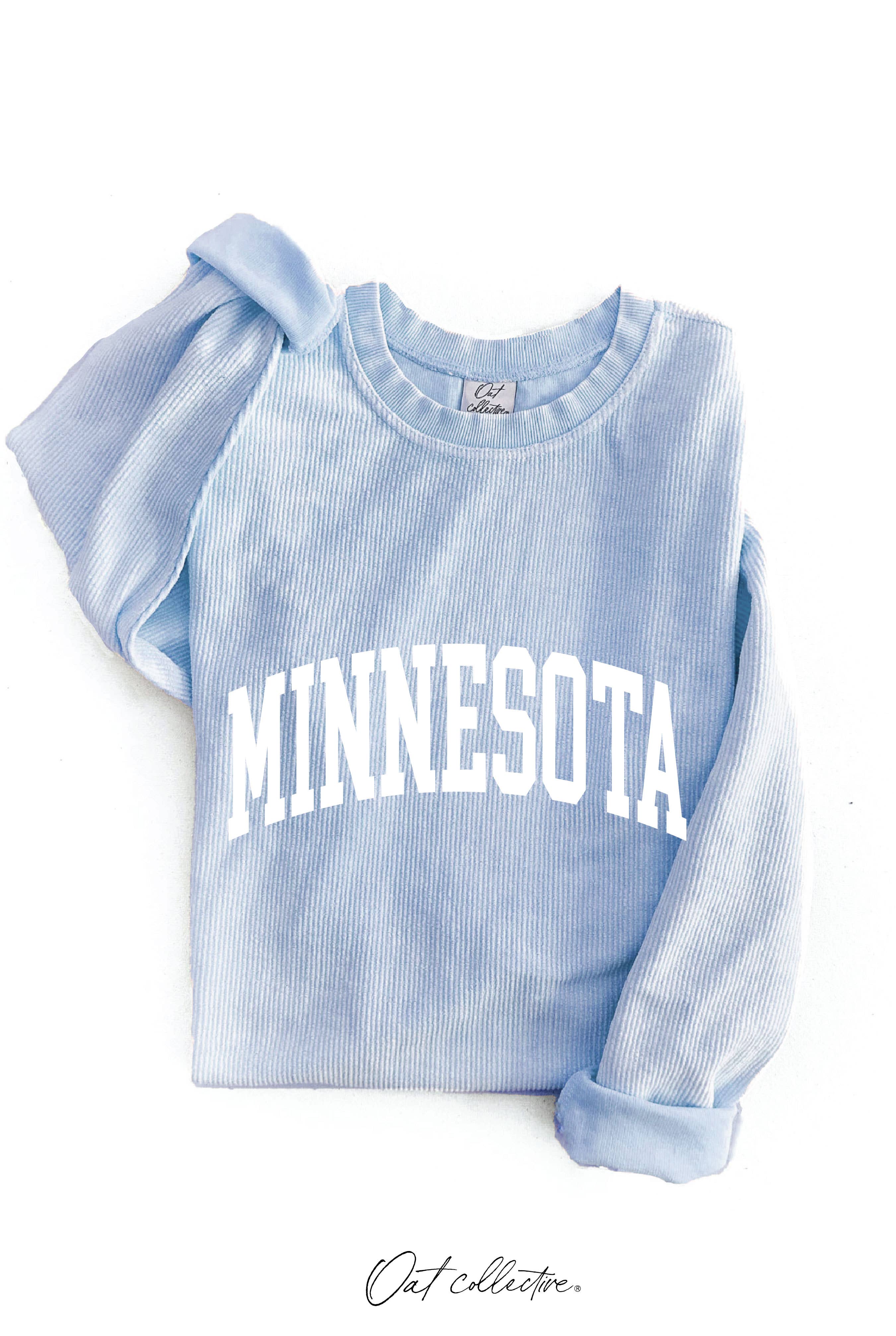 OAT COLLECTIVE – Camisola gráfica - Mulher por atacado – Pulôver Thermal Vintage MINNESOTA 7