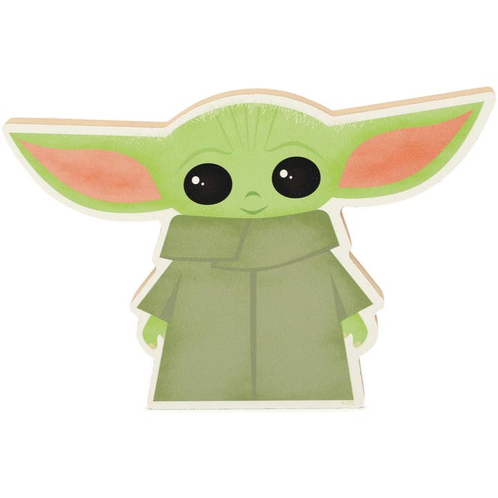 Disney Star Wars - Grogu Chunky Wood Decor for wholesale by Open Road Brands, LLC