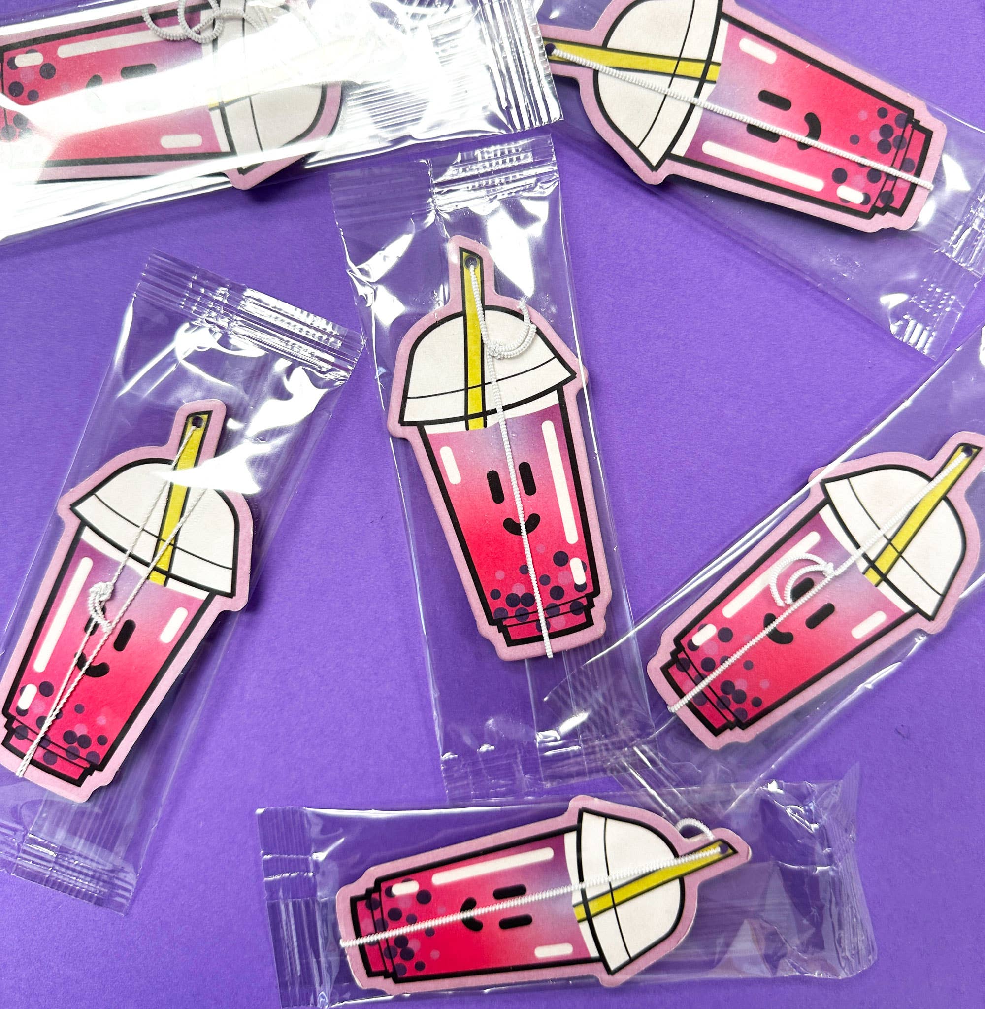 Studio Soph (We Pay Your Import Fees - We Ship DDP) - Wholesale Car Freshener - Women's - Bubble Tea Boba Air Freshener0