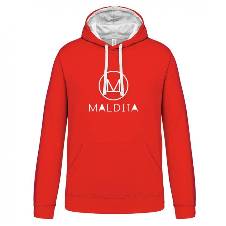 Prima felpa con cappuccio Classic Fire per la vendita all'ingrosso da parte di Maldita