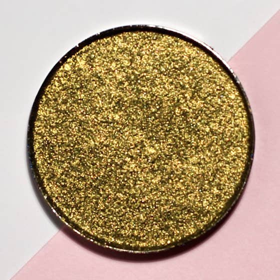 Dry Gold Metallic Pressed Pigment for wholesale by The Beauty Bar Cosmetics