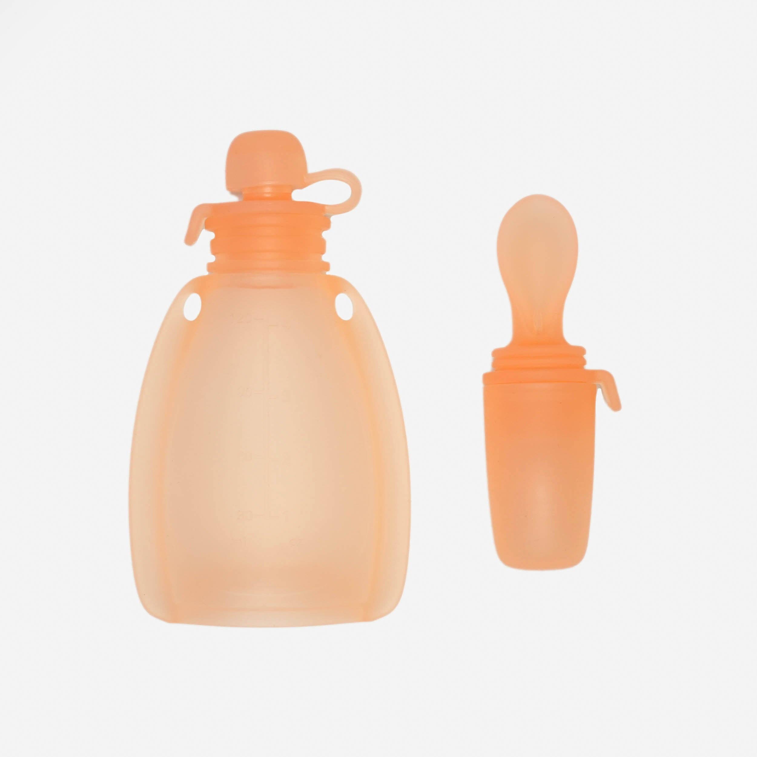 Nibble and Rest - Wholesale Food storage wrap/bag - Reusable yoghurt and puree LFGB Silicone Pouch3