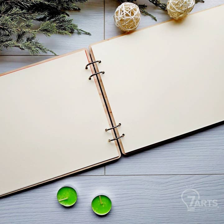 Cherish Deal - Vente Albums photo - Album photo de famille en bois, cadeau livre de souvenirs de famille3