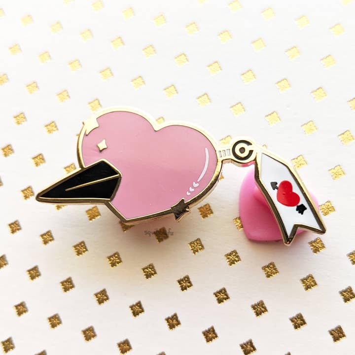 ***DÉPART À LA RETRAITE, dernière chance ! *** Heart Kunai | Épinglette en émail dur pour la vente par squibblefu