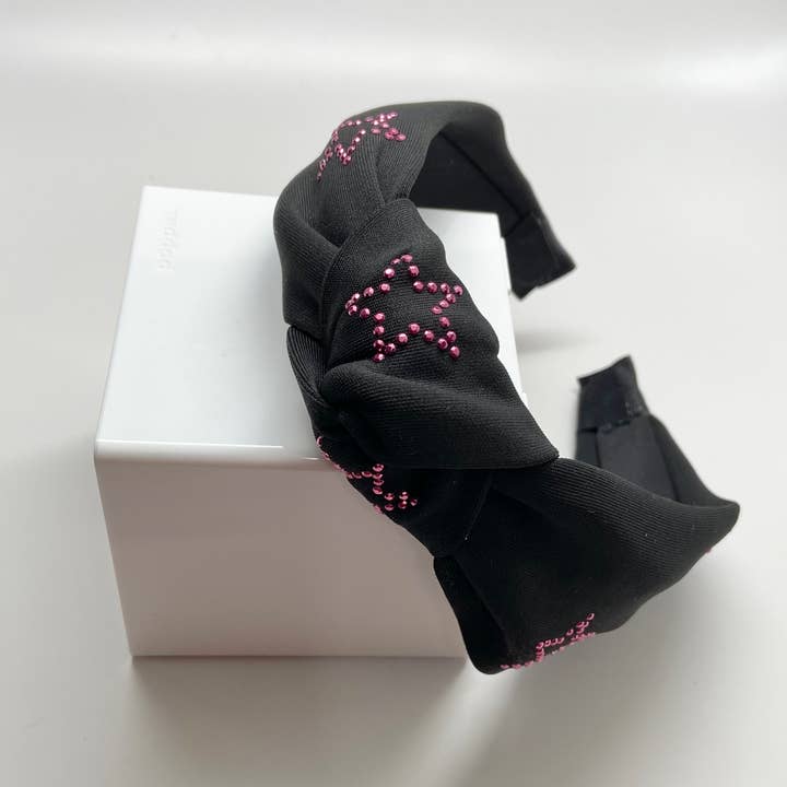 Rhinestone Star Knot Headbands for wholesale by Mikayla's Creations