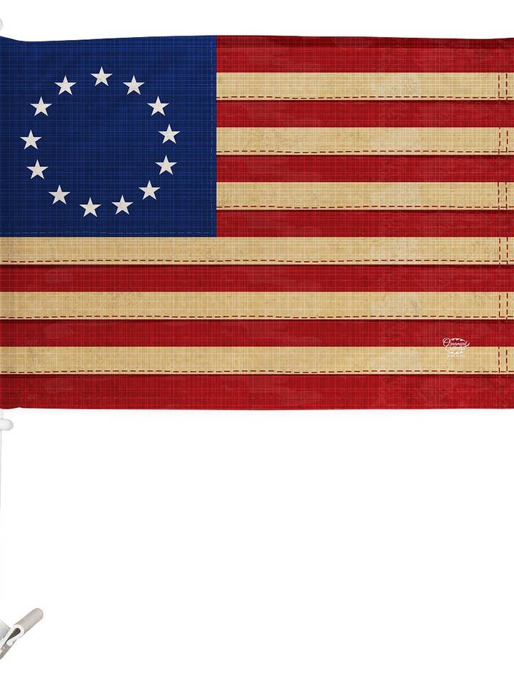 Heritage Betsy Ross Americana USA Historisk USA Bilflag for engroshandel hos Two Group Flag Co