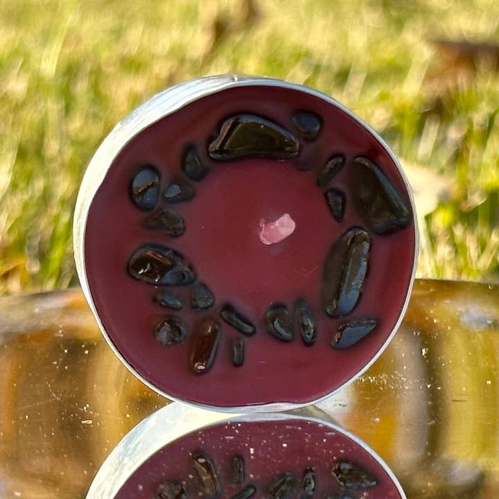 Bougies chauffe-plat infusées de cristaux | Wild Berry Scent pour la vente par Midwest Apothecary