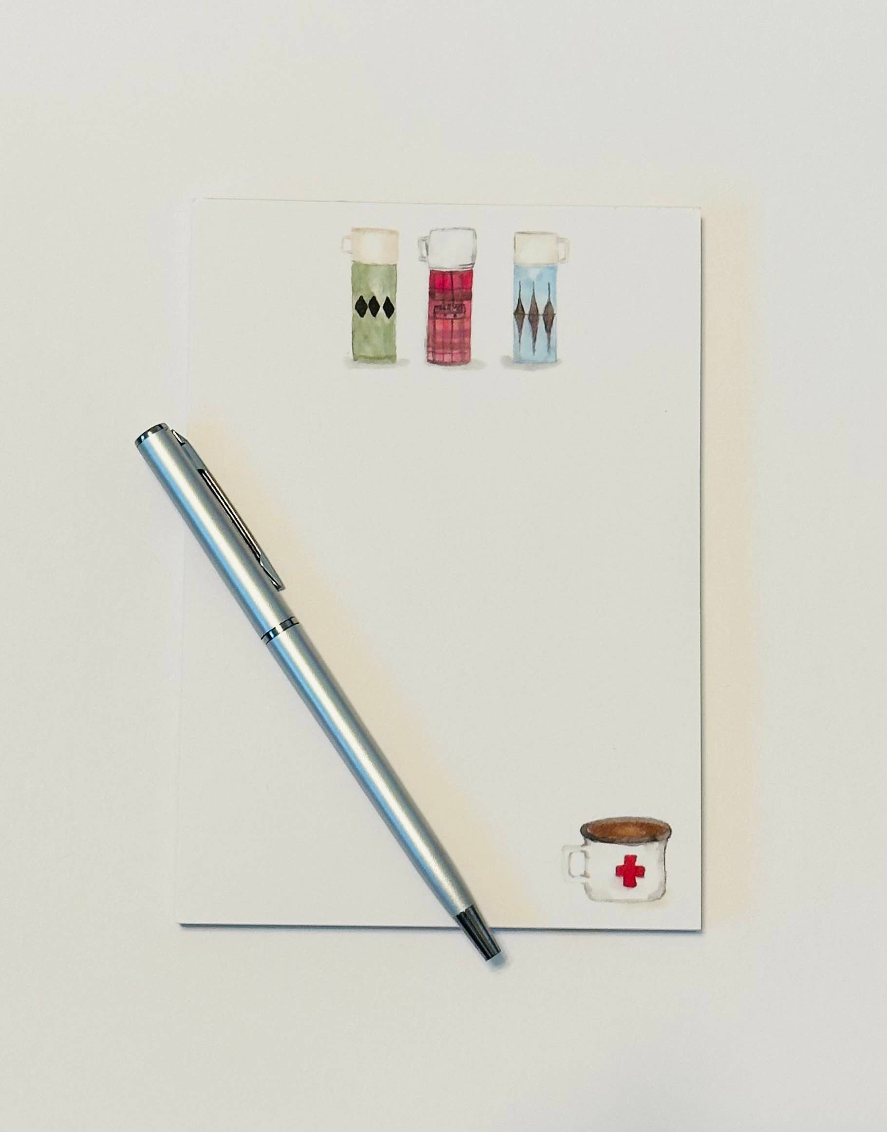 LSA-studio – Bloco de notas por atacado – Bloco de notas ilustrado em aquarela térmica xadrez1