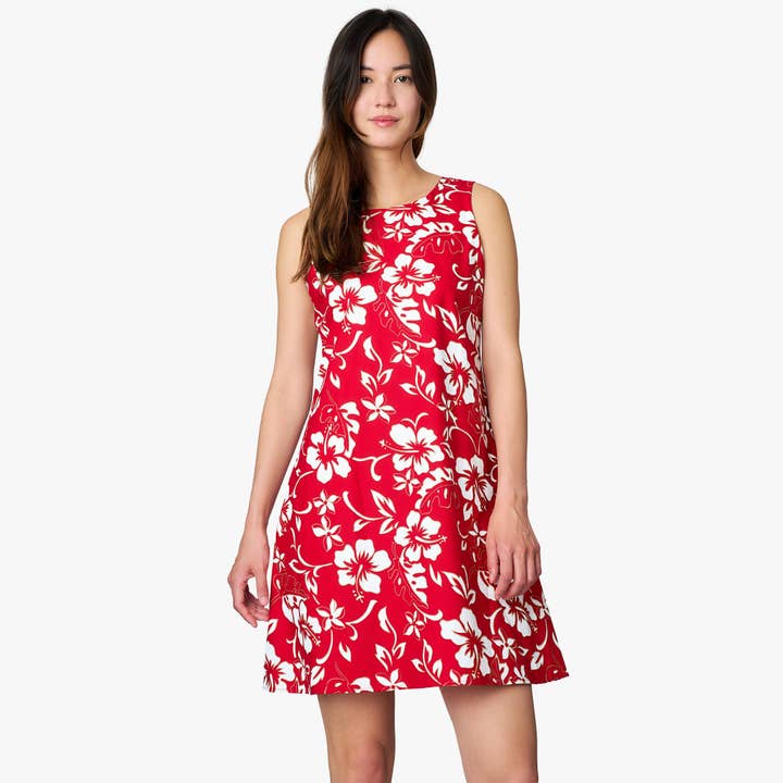 Hilo Hattie - Wholesale Dress - Women's - Classic Hibiscus Short Dress