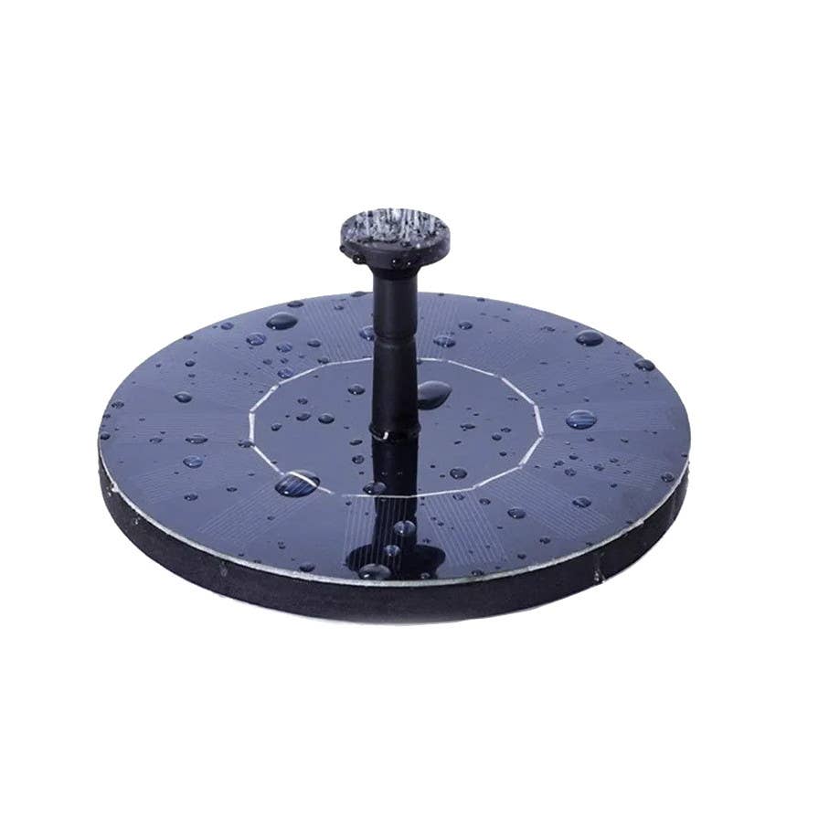 Will's Company - Wholesale Outdoor Ornament/Decor - Solar Powered Fountain Disc for Birdbath1