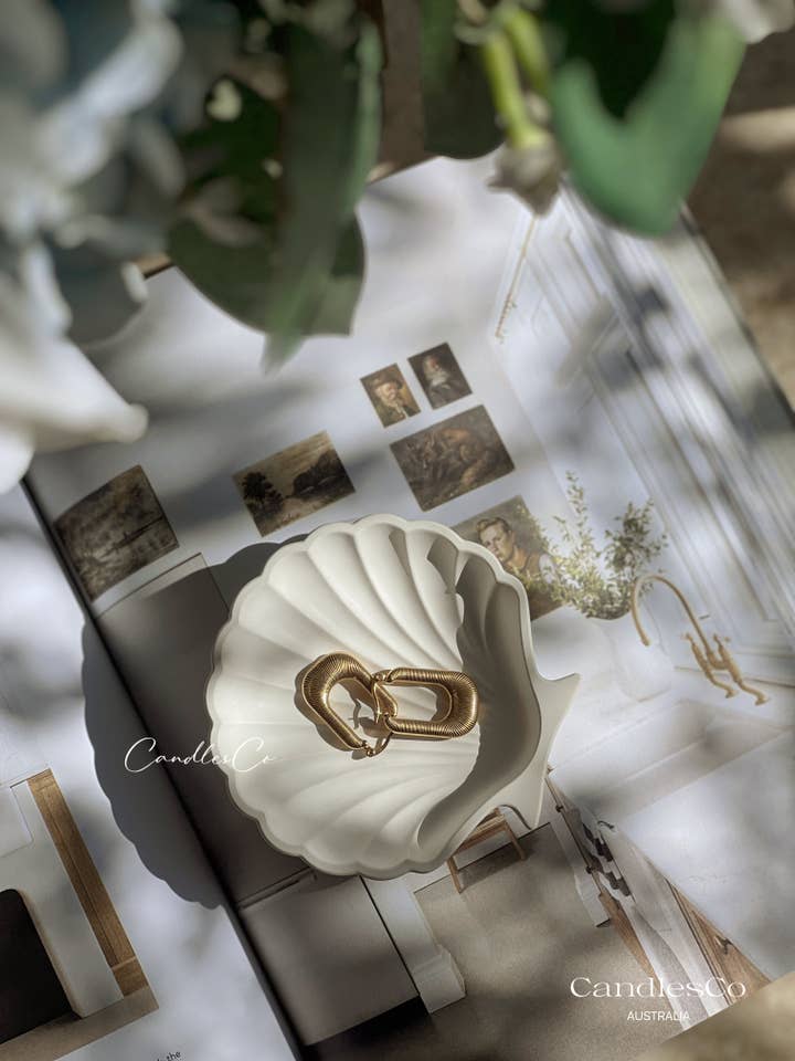 Shell Trinket Dish Handmade Home Decor for wholesale by CandlesCo Australia