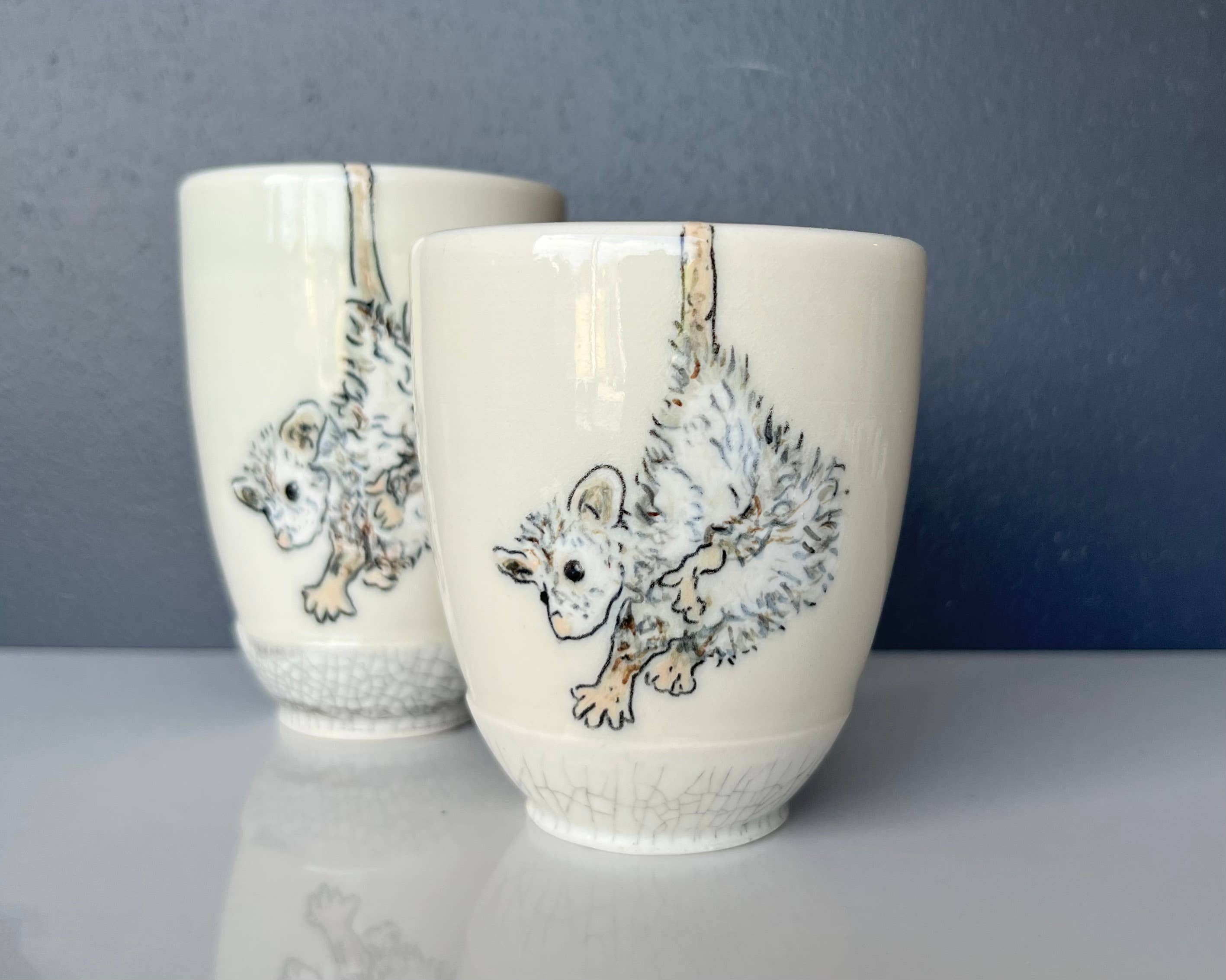 Lucy Nilan Studios - Wholesale Drinking Glass/Cup - Possum Tumblers4