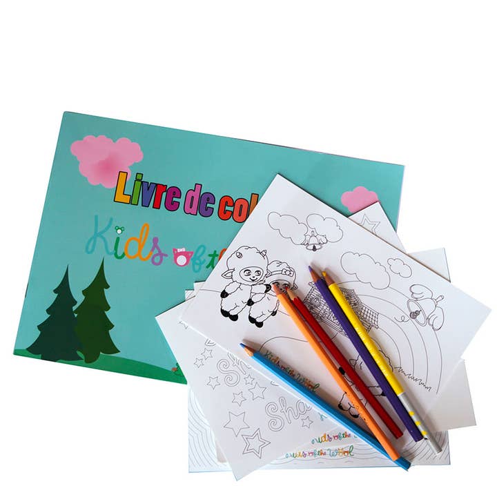 Malebog med Kids of the Wool-universet for engroshandel hos Kids of the wool