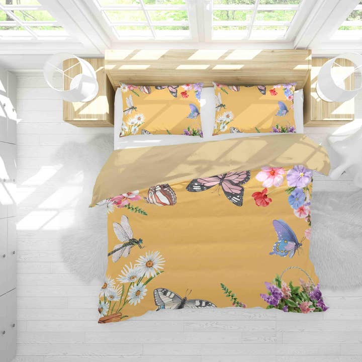 3D Insect Bird Frame Butterfly Quilt Cover Set Bedding Set Duvet Cover Pillowcases WJ 3446 for wholesale by Jess Art Decoration