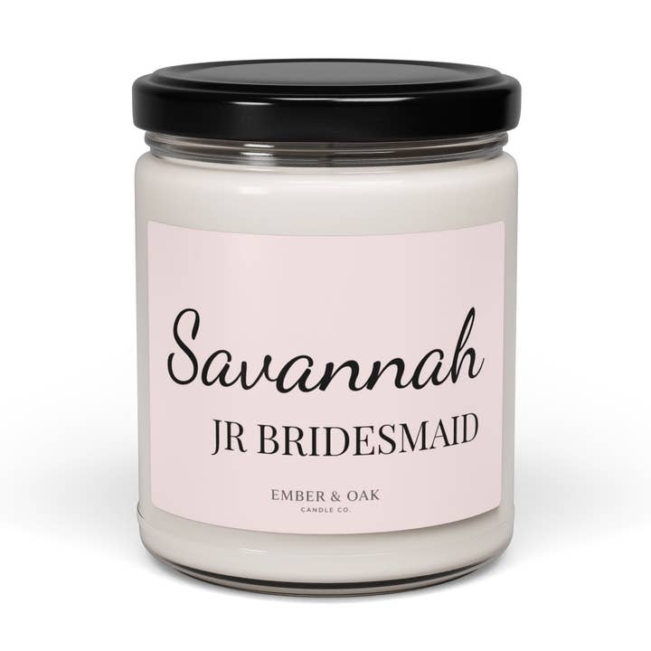 Personalized Jr Bridesmaid Candle, Custom Jr Bridesmaid Gifts, Bridesmaid Proposal Box Ideas, Bridesmaid Candle Ask Bridesmaid Wedding Gift for wholesale by Blue & Willow