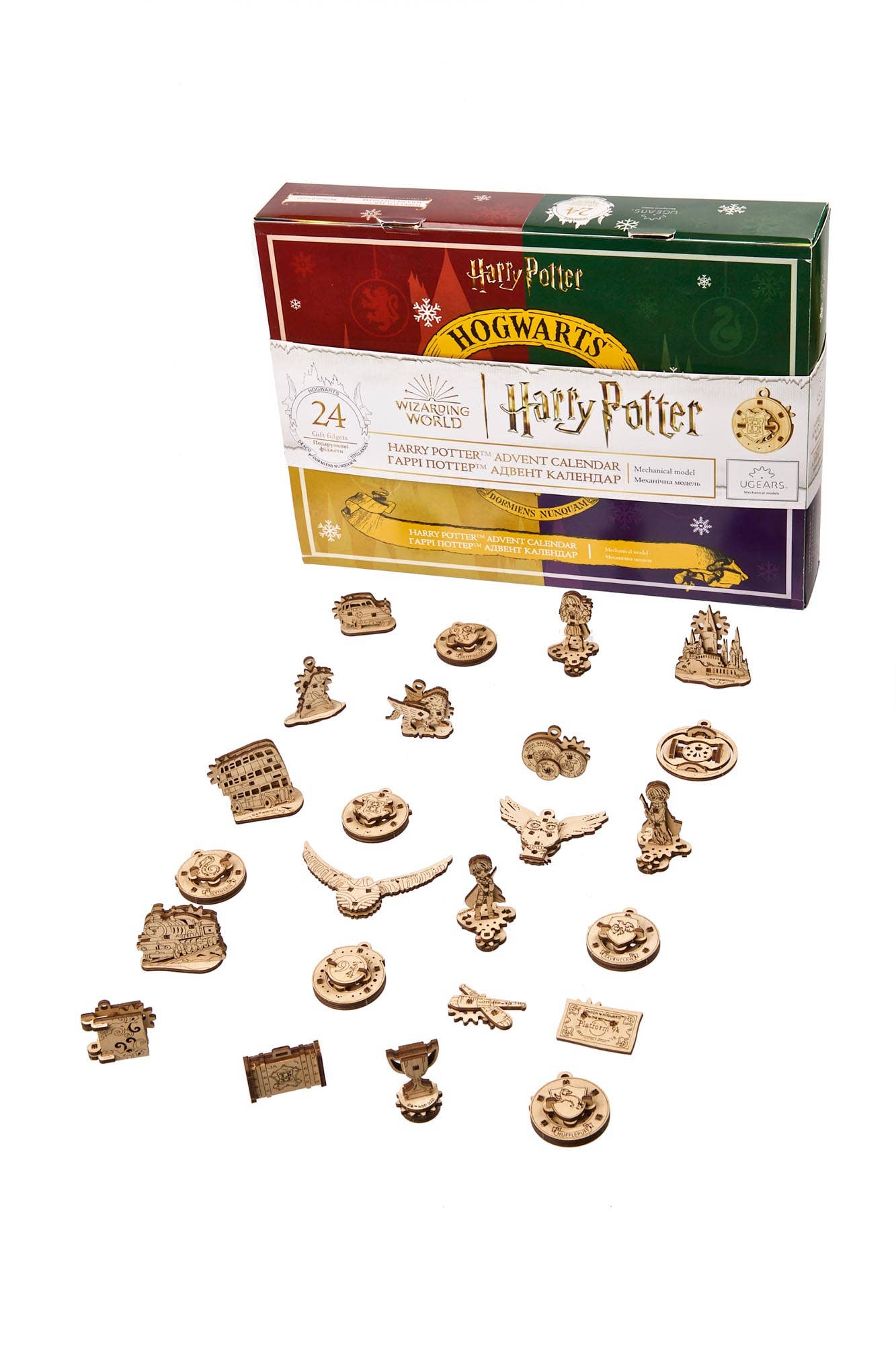 Ukidz LLC - Wholesale DIY Craft Kit - Kids - UGears Harry Potter™ Advent Calendar -Wooden 3D Puzzles2
