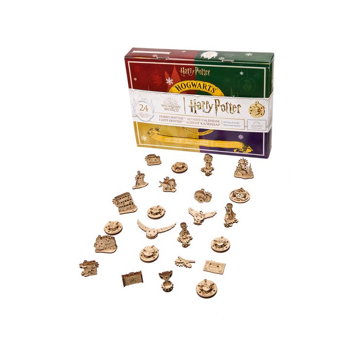 Ukidz LLC - Wholesale DIY Craft Kit - Kids - UGears Harry Potter™ Advent Calendar -Wooden 3D Puzzles2