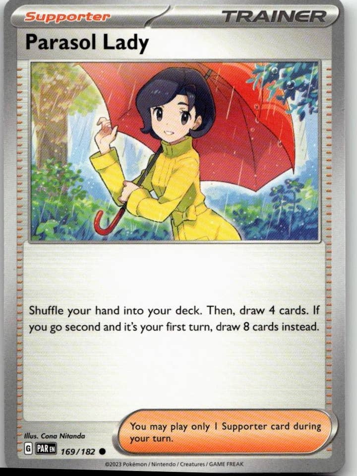 Pokémon SV04: Paradox Rift - Parasol Lady #169/182 for wholesale by Chronic Cards