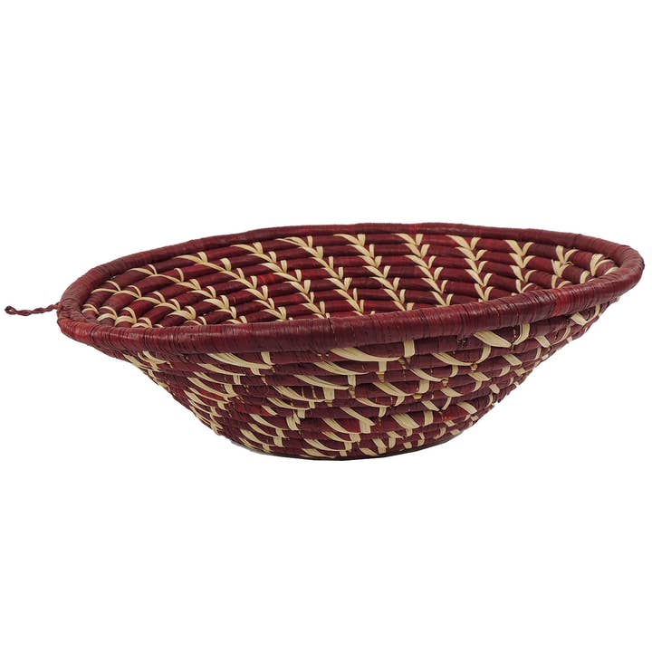 Red Coiled Basket for wholesale by Africa Direct