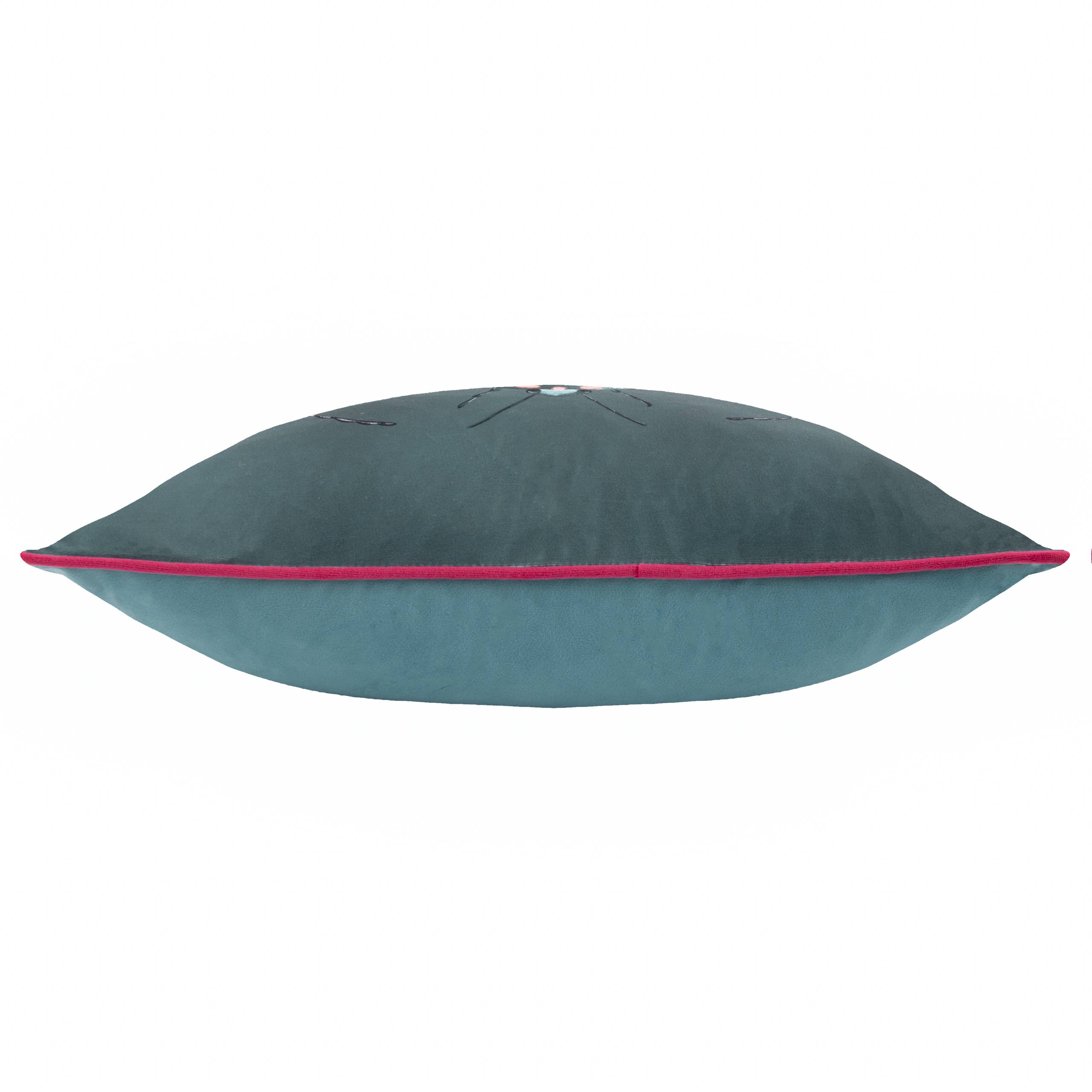 Beetalis Piped Velvet Cushion Emerald for wholesale on Faire3