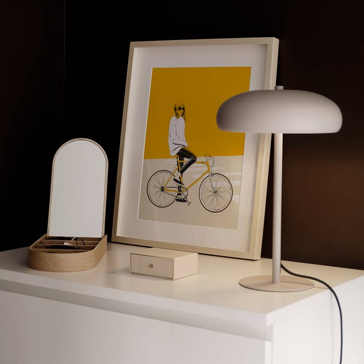 The Red Wolf - Wholesale Art Print - Yellow Bike - Art Print / Artist Poster5