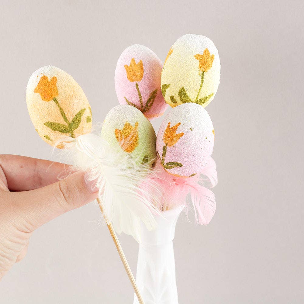 Factory Direct Craft – Engroshandel Kunstige blomster – Malet påskeæg til forårs- og højtidsdekoration2