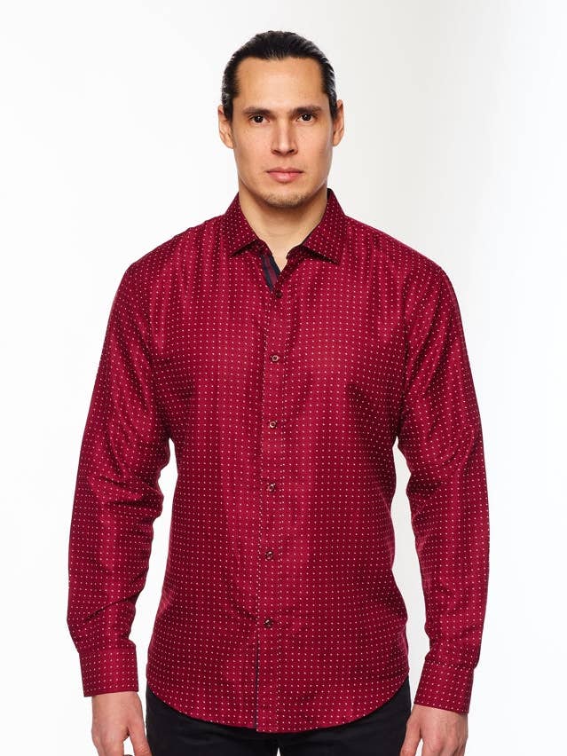 Långärmade tryckta avslappnade skjortor med knappar för män för wholesale av Rodeo Clothing