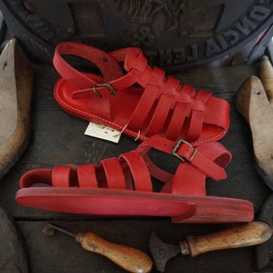 Mario Doni - Wholesale Sandals - Men's - Men's Handmade Sandals in Leather and Vegetable-Tanned Leather #38