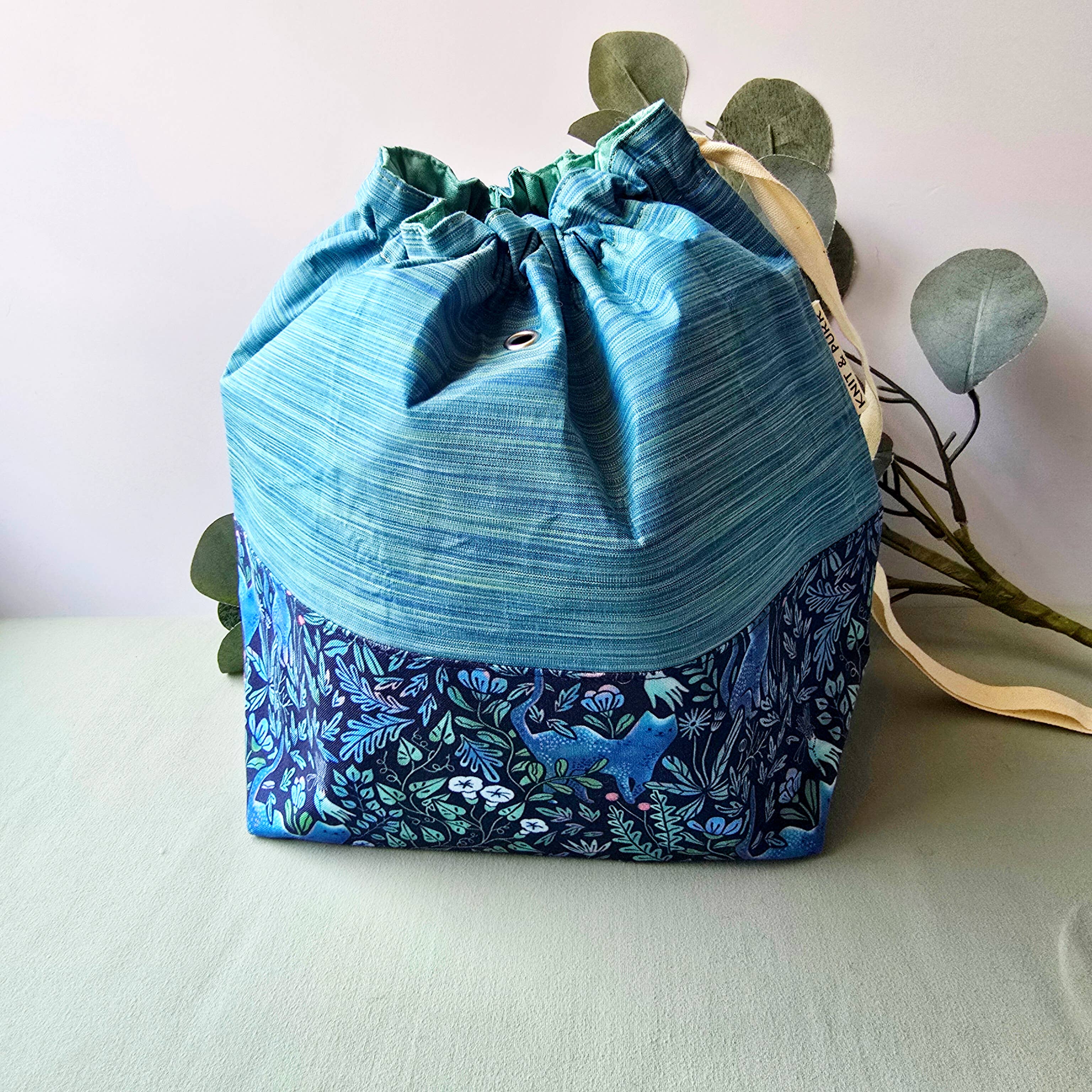 Knit and Purr - Vente Fils à tricoter - Sac à fil Sabrina3