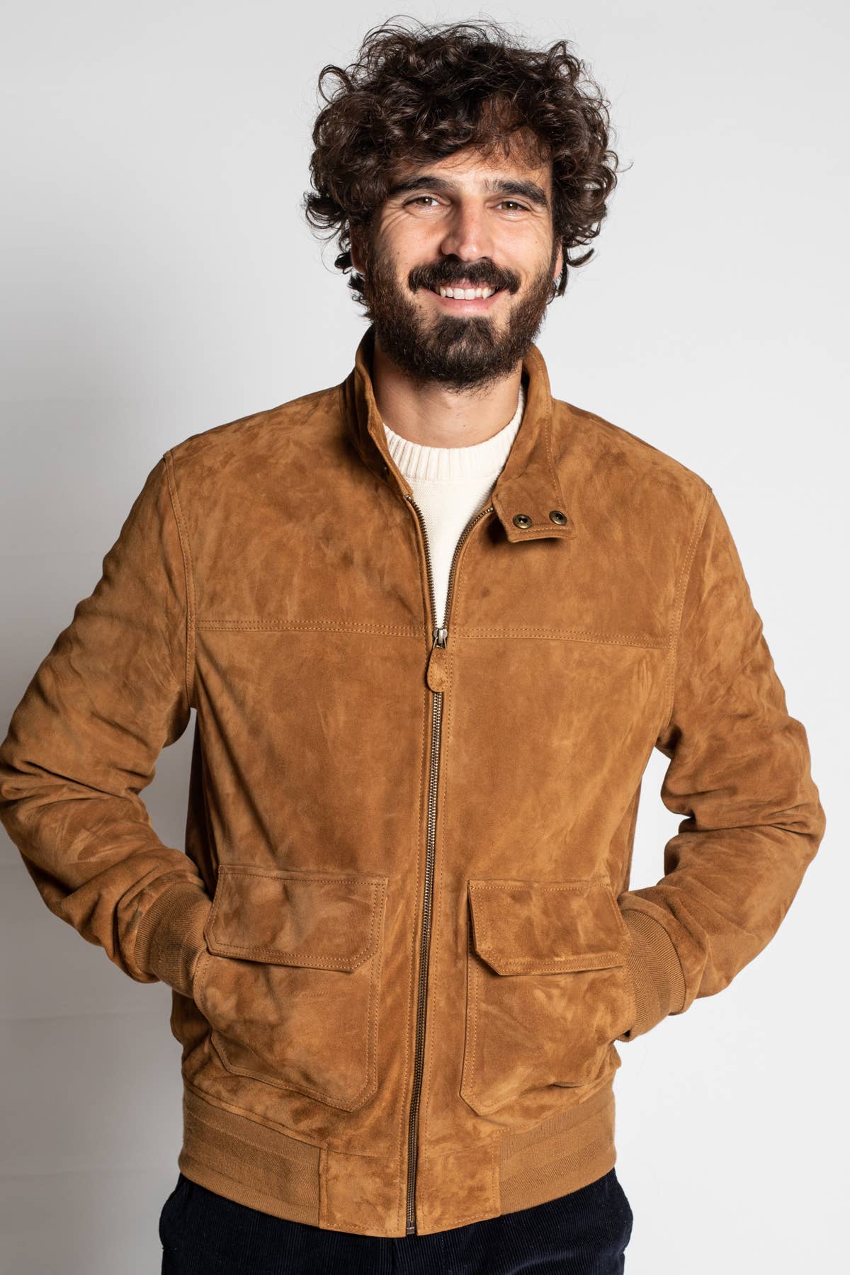 JAQK - Wholesale Jacket - Men's - Doherty Caramel Leather Jacket5