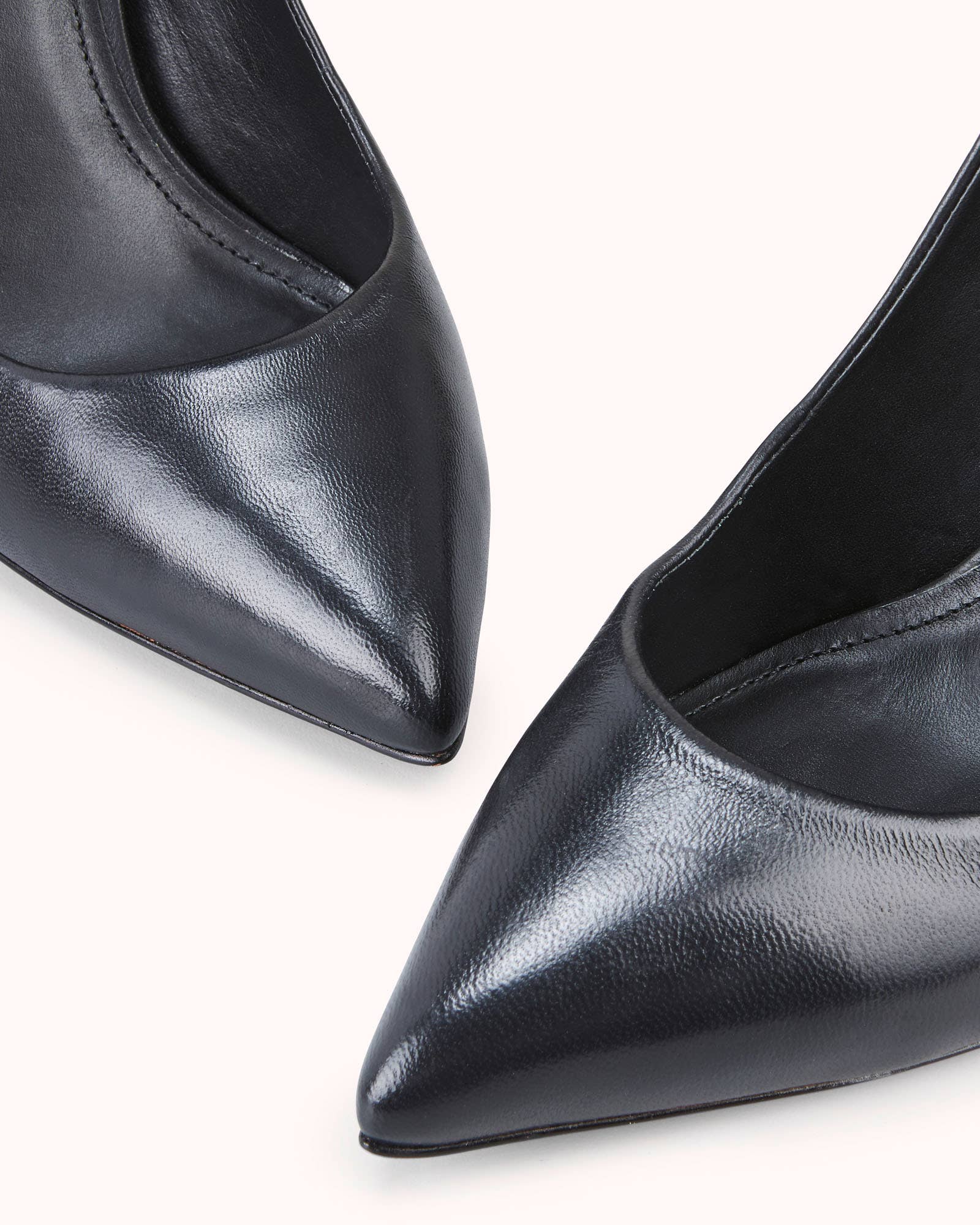 COSMOPARIS - Wholesale High Heels - Women's - Jissia Pump - Black Smooth Leather3