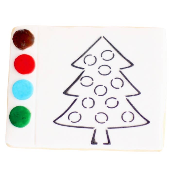 Sweet Sanctions LLC - Wholesale Cookie - Christmas Paint Your Own Cookies