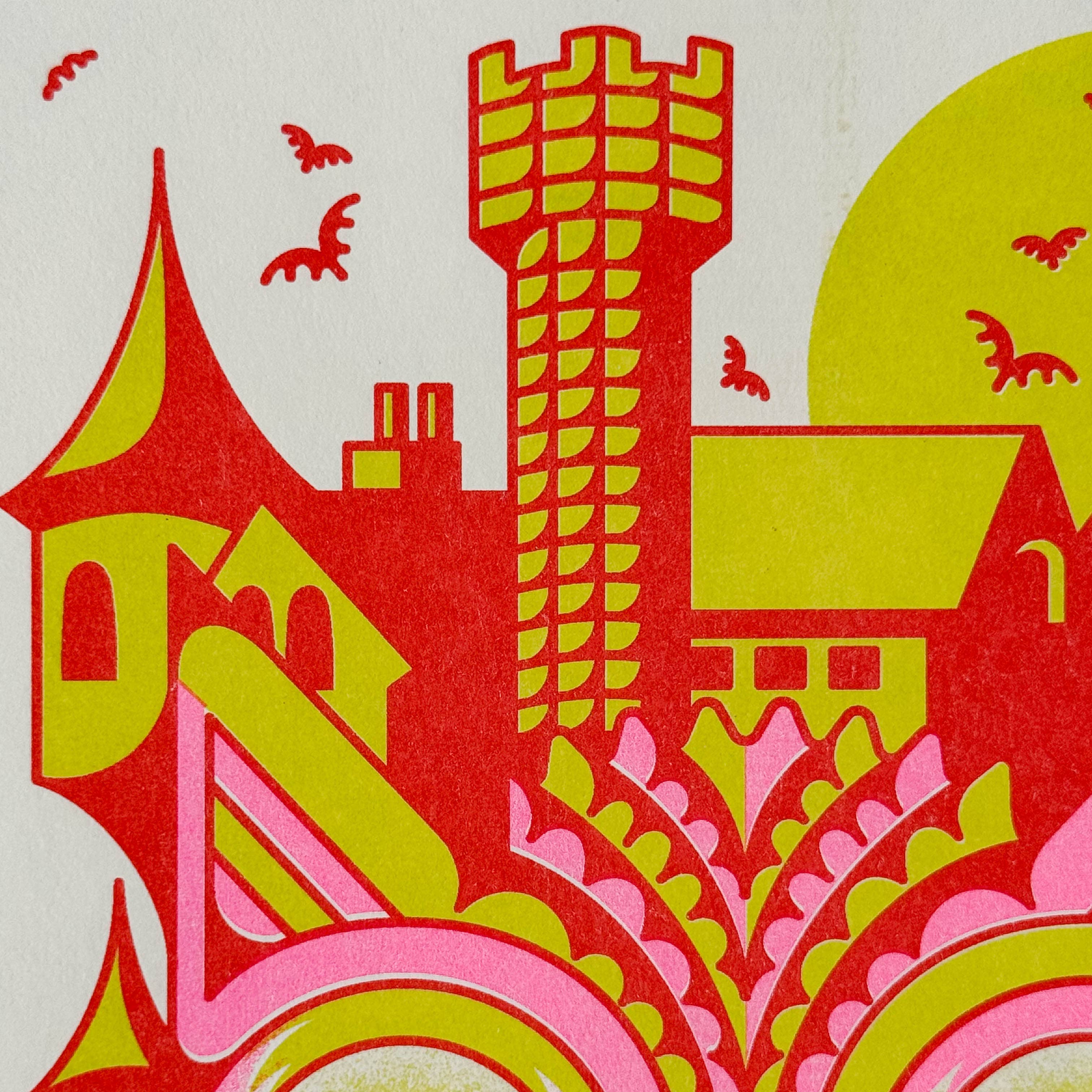 StarKeep Studio - Wholesale Art Print - Brute's Chateau Risograph Print | 8.5x11 Riso Print1