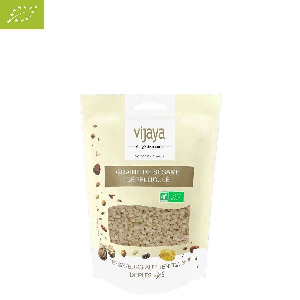 VIJAYA - SAS J.L. BOYERE - Wholesale Seeds/Kernels - Hulled White Sesame Seed - EGYPT - 250 g - Organic*0
