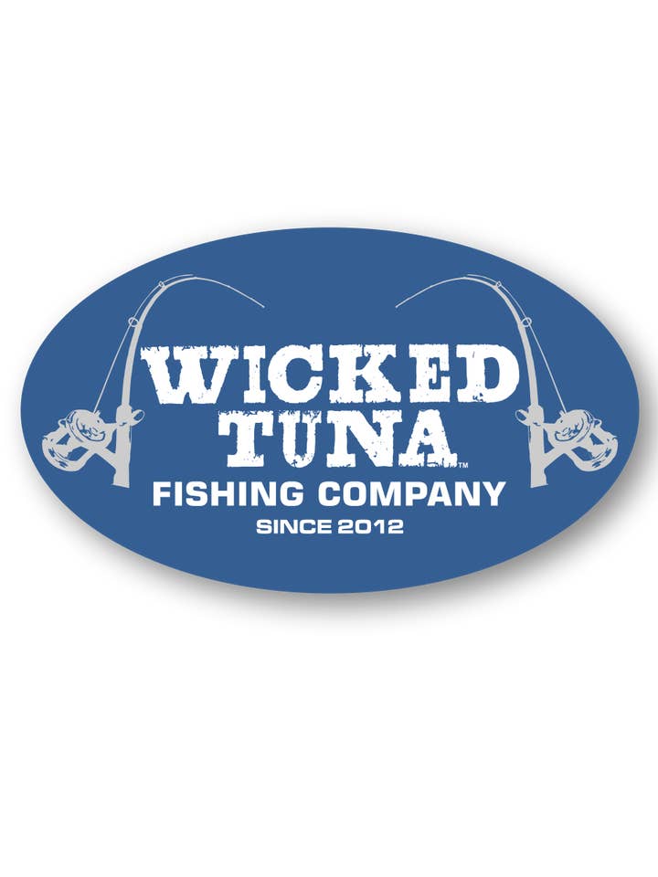 Wicked Tuna Decal - Bent Rods for wholesale by Wicked Tuna