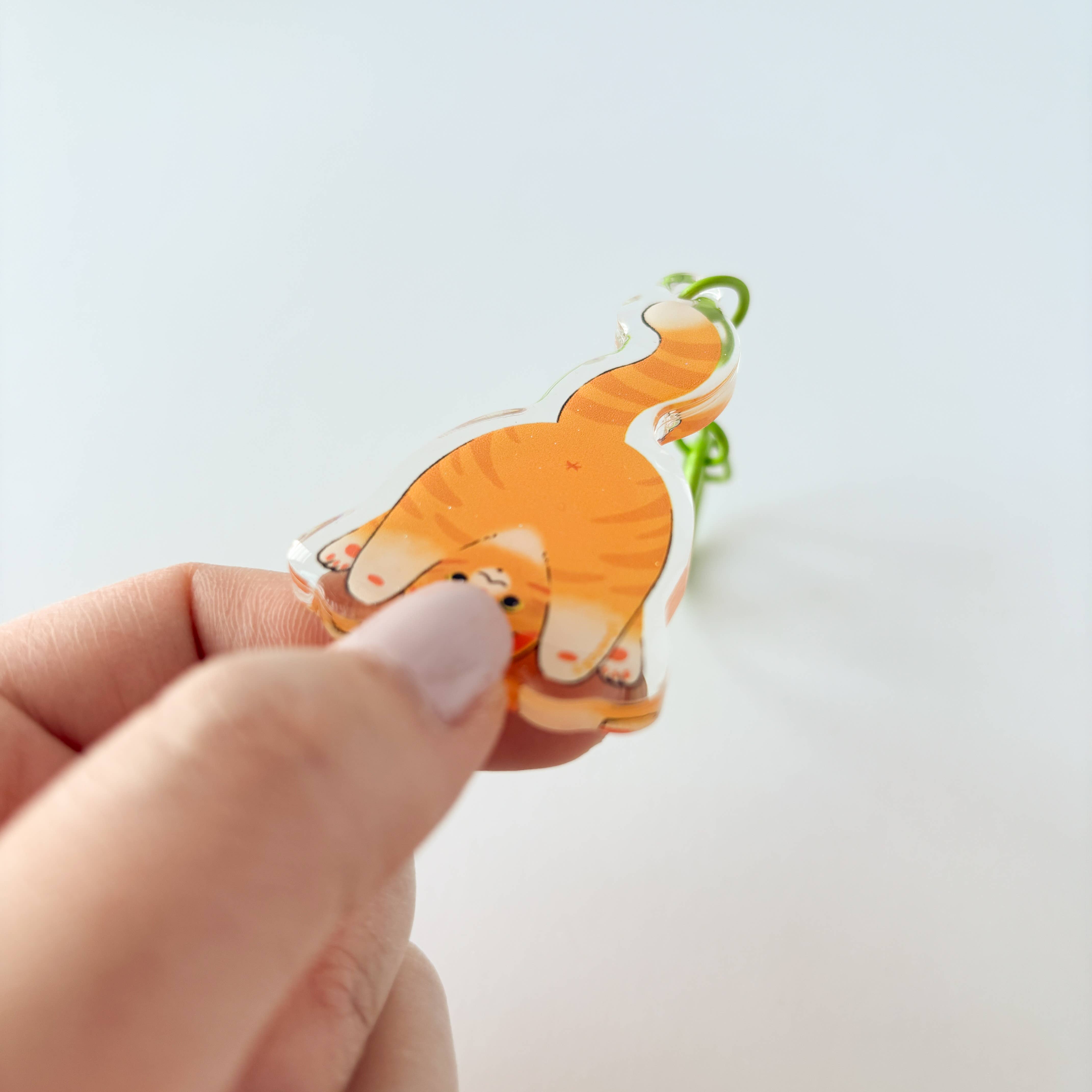 goyangii - Wholesale Keychain - Unisex - Peekaboo Glitter Acrylic Keychain2