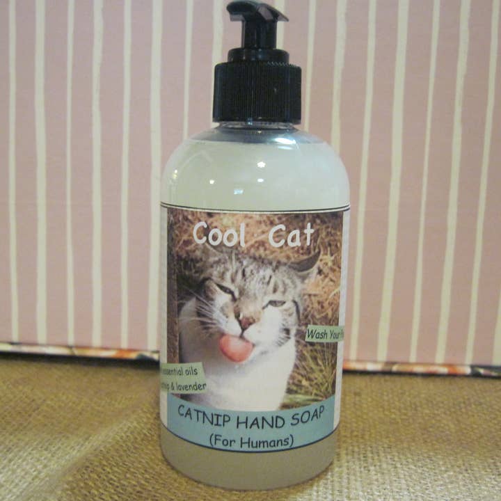 Catnip Hand Soap Catnip Lavender liquid soap for wholesale by ExiScentials